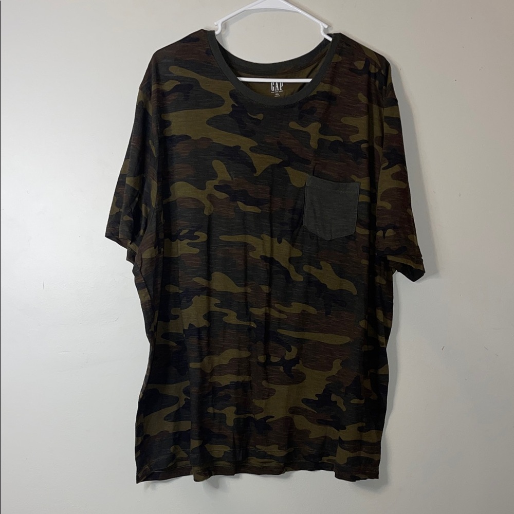GAP Men's Short Sleeve Camo Tee Size XXL #127